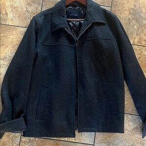 Tommy Hilfiger Black Pea Coat for Men